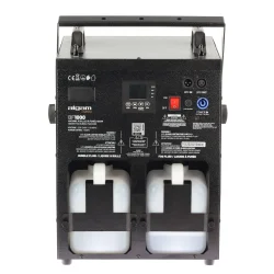 Algam Lighting BF1000 S�beboblemaskine med r�g og LED Lys M. Flightcase - Bundle