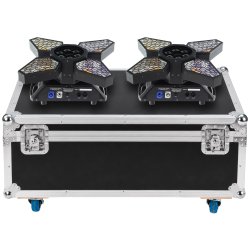 Algam Lighting Vintage Flower LED Effekt m. Flightcase - Bundle