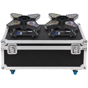 Algam Lighting Vintage Flower LED Effekt m. Flightcase - Bundle