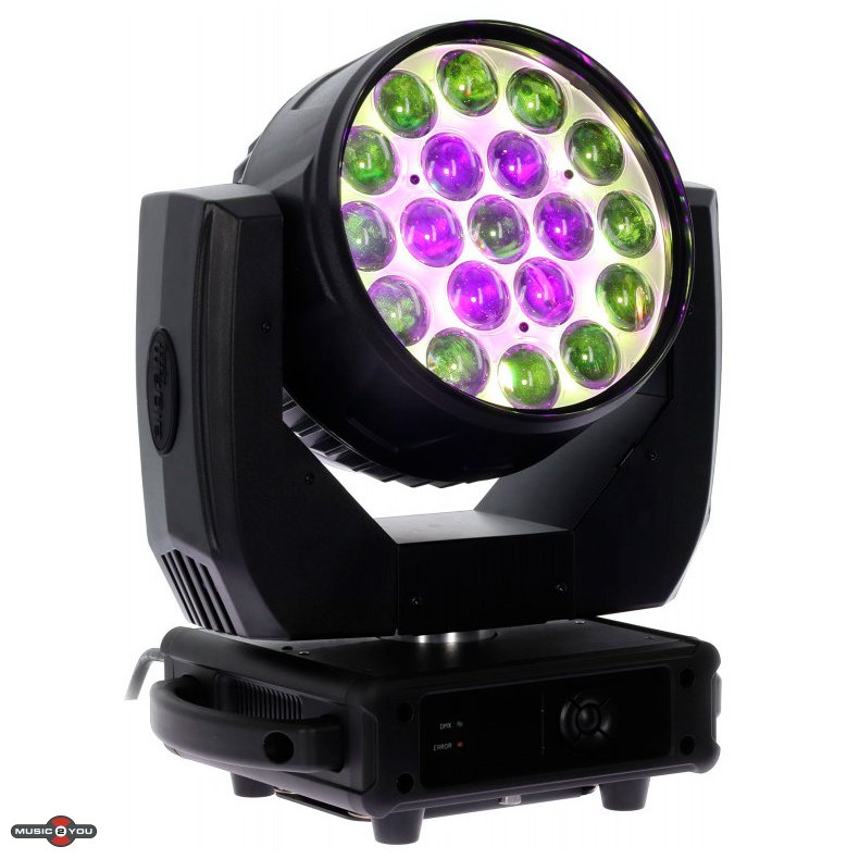Algam Lighting MW19X15ZX 19x15W RGBW LED Wash Zoom Movinghead