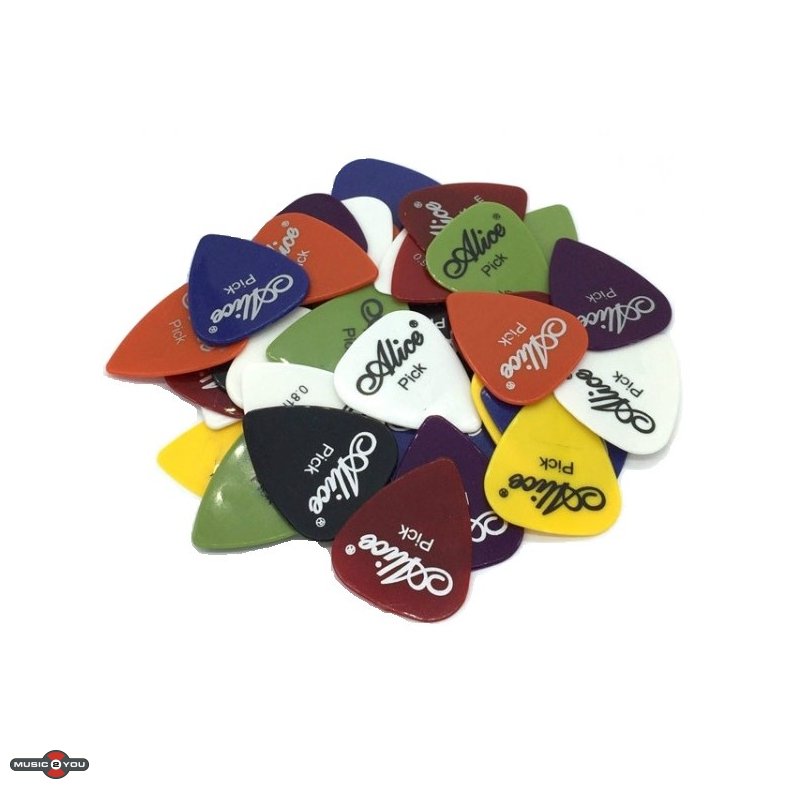 Alice 0.96 mm. Plektre - 10 stk. pakke