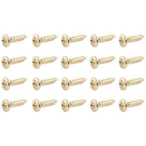 Allparts Pickguard skruer 20 Pack - Nickel