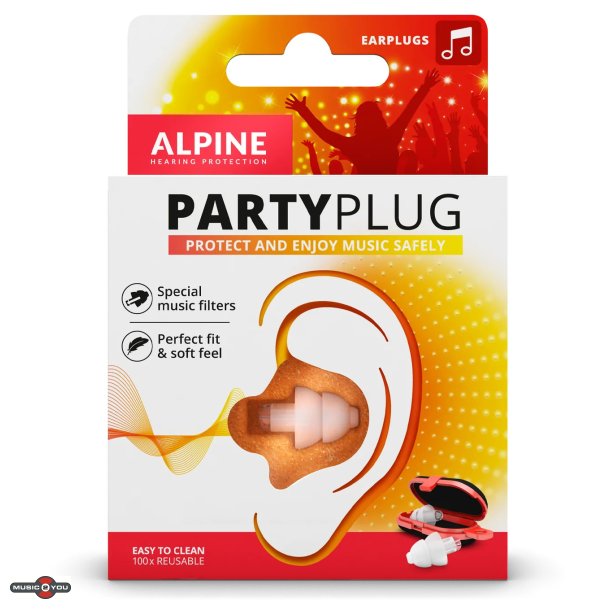 Alpine Party Plug - Fest repropper - Hvid