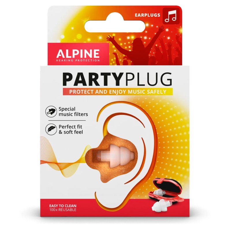 Alpine Party Plug - Fest repropper - Hvid