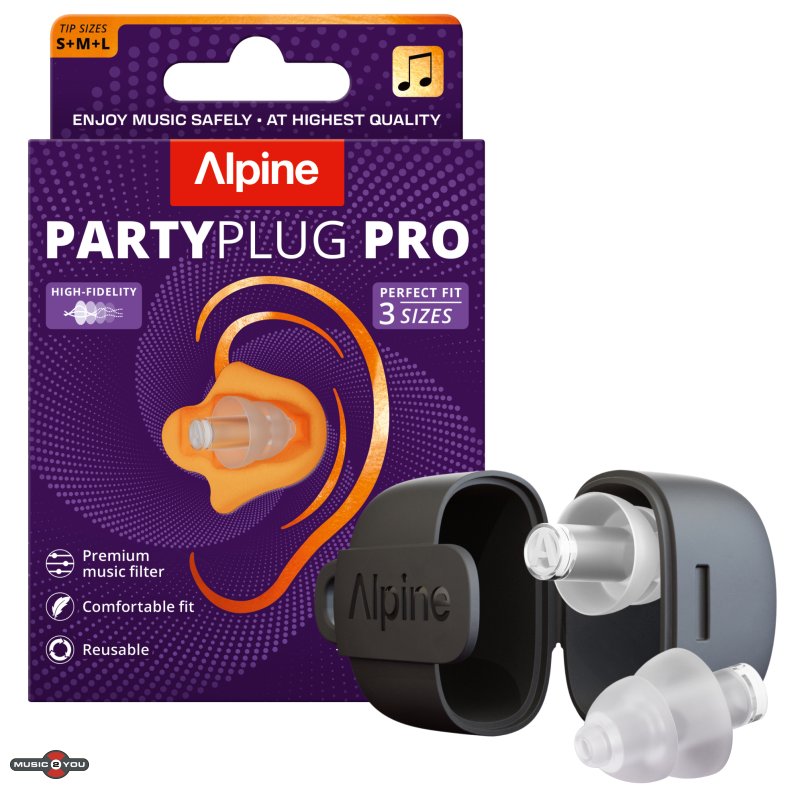 Alpine Partyplug Pro repropper - Transparent