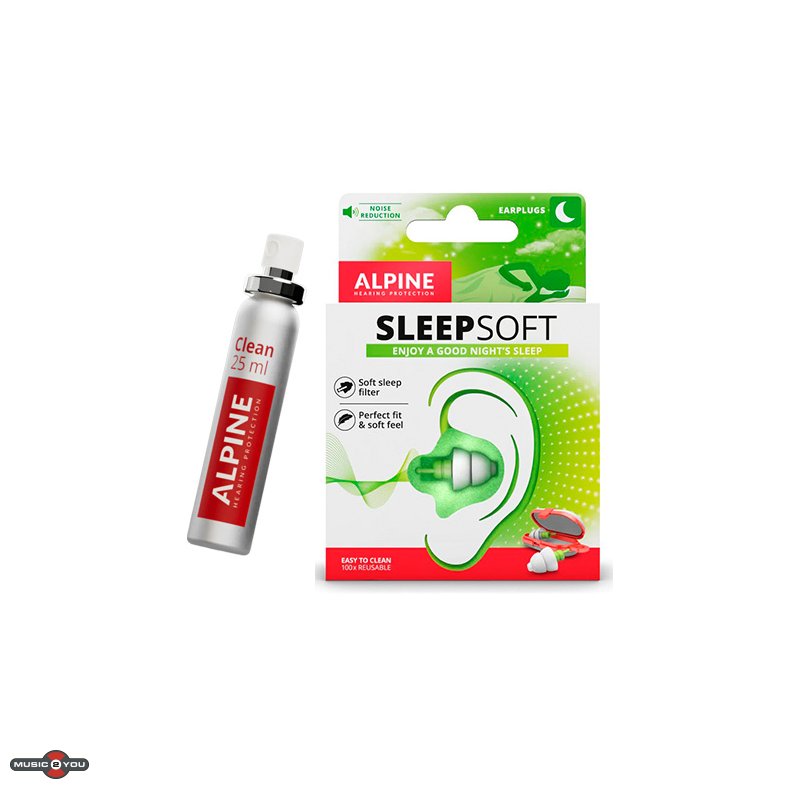 Alpine SleepSoft Minigrip - Sove repropper m. Alpine Clean - Bundle