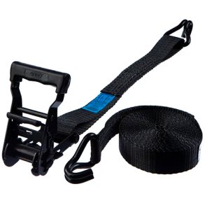 Arno Spanset / Spndebnd 35 mm x 5m med krog (2Tons) - Sort