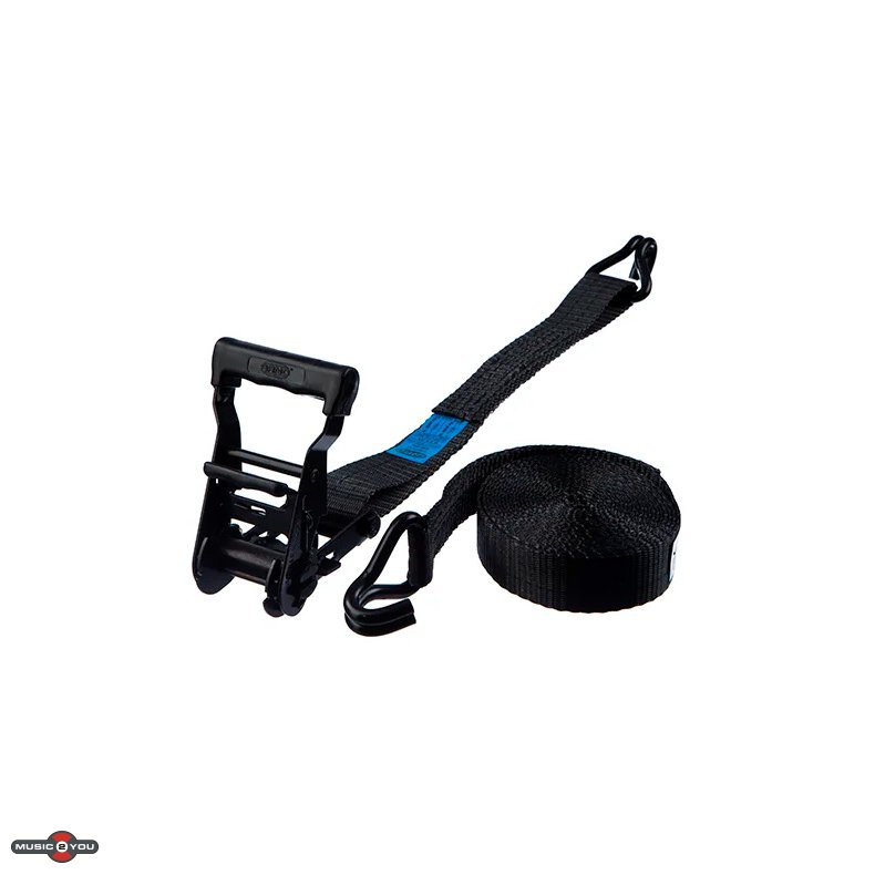 Arno Spanset / Spndebnd 35 mm x 5m med krog (2Tons) - Sort