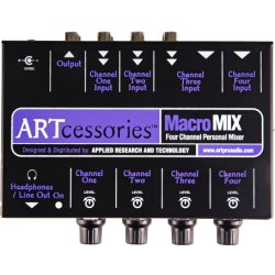 ART MacroMiX 4 kanal mixer med RCA og Jack stik