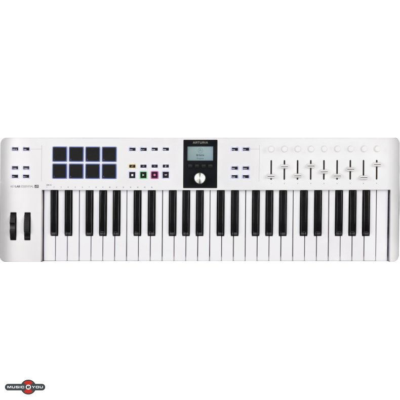 Arturia Keylab Essential 49 Mk3 MIDI Keyboard - Hvid