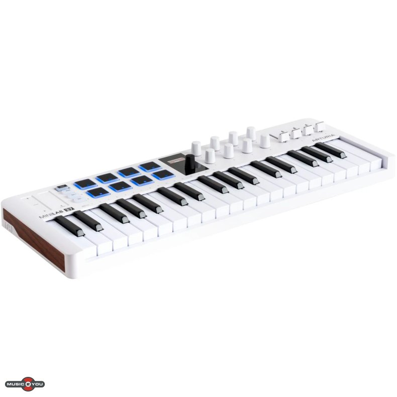 Arturia MiniLab 37 Midi Keyboard - Hvid