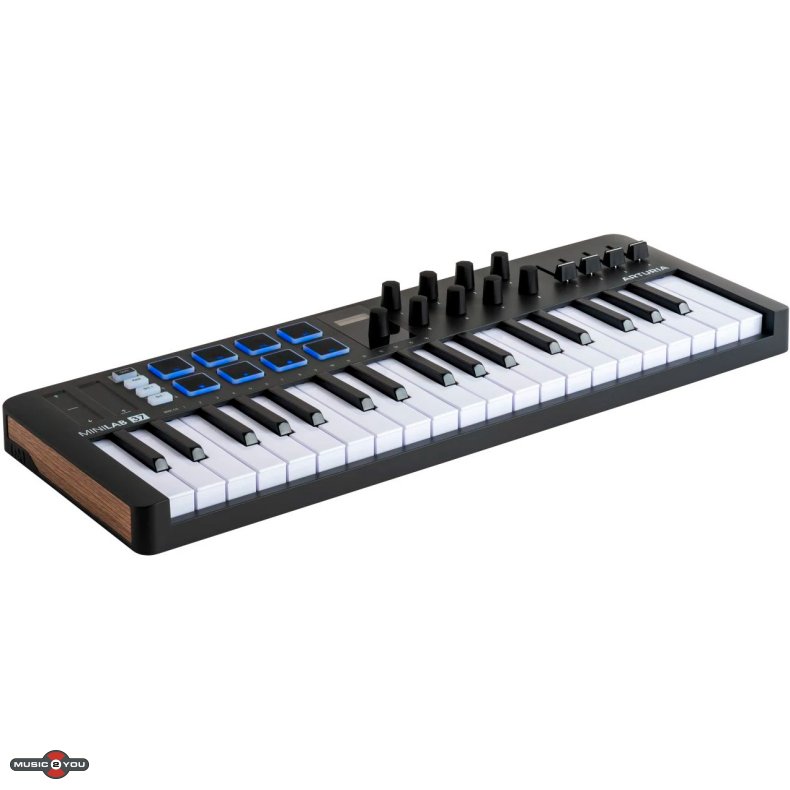 Arturia MiniLab 37 Midi Keyboard - Sort