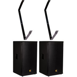 Audac PX112MK2 Passiv h�jtaler s�t - Sort m. B�jle - DEMO Model