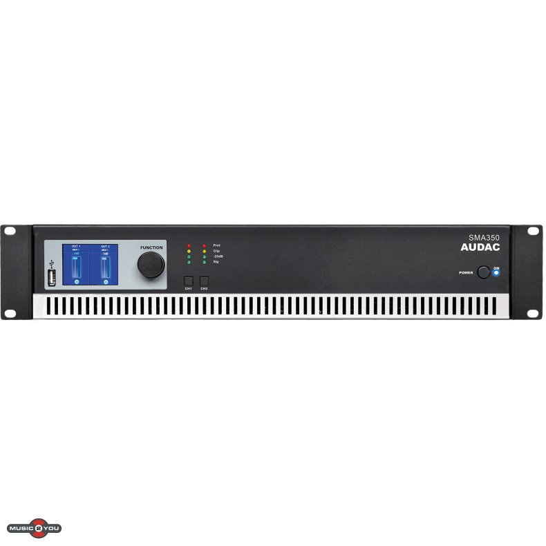 Audac SMA350 Forst�rker 2x350W - 4 Ohm - BRUGT
