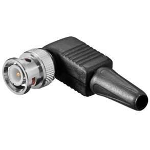 BNC-Kabel stik 90 Han skrueterminal til RG58 Kabelmontering - 5mm