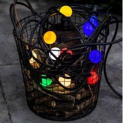 Bailey lights - Udendrs lyskde u. prer - 40 x E27 (20m)