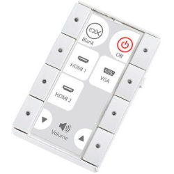 Biamp Echo 8DKW 1 modul Fuga panel til styring af AV udstyr - Hvid