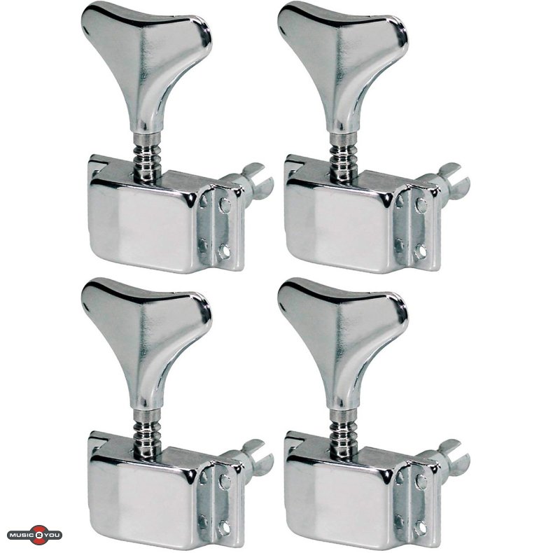 Boston 86-CL Stemmeskrues�t Krom til Akustisk og El-bas - Venstre