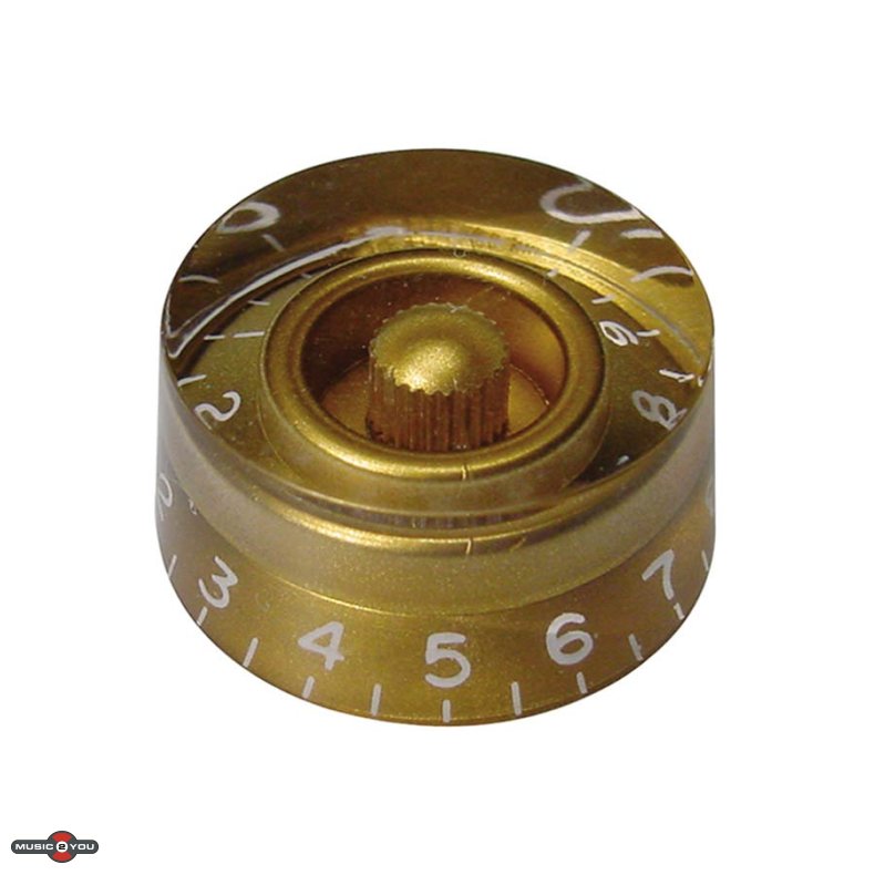 Boston KG-110 Speed Knob knap - Transparent Gold