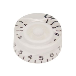 Boston KW-110 Speed Knob knap - Transparent Hvid
