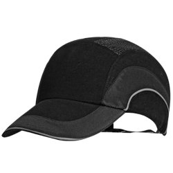 JSP Bump Cap A1+ med 7 cm skygge - Sort