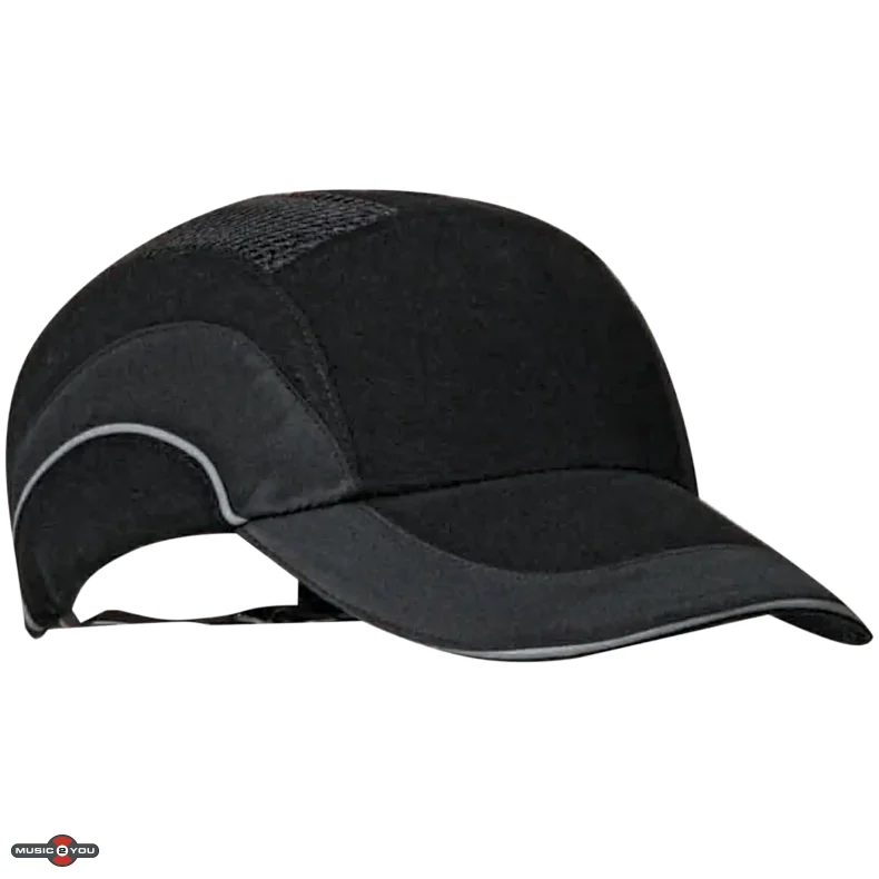 JSP Bump Cap A1+ med 7 cm skygge - Sort