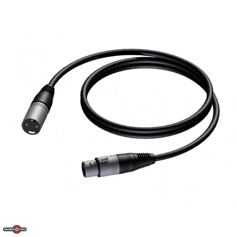 Procab CAB901 - XLR 3Pol Han til Hun kabel