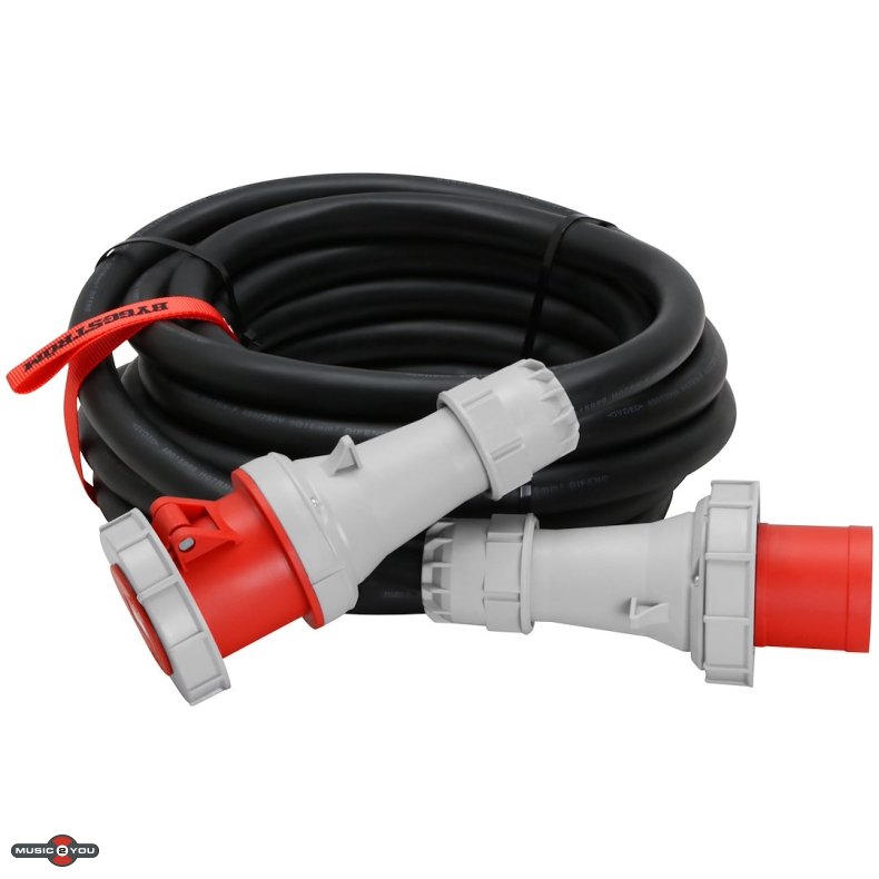 CEE Forl�ngerkabel 5x16m2 - IP67 - 400V 3-faset - 63A - 10 meter