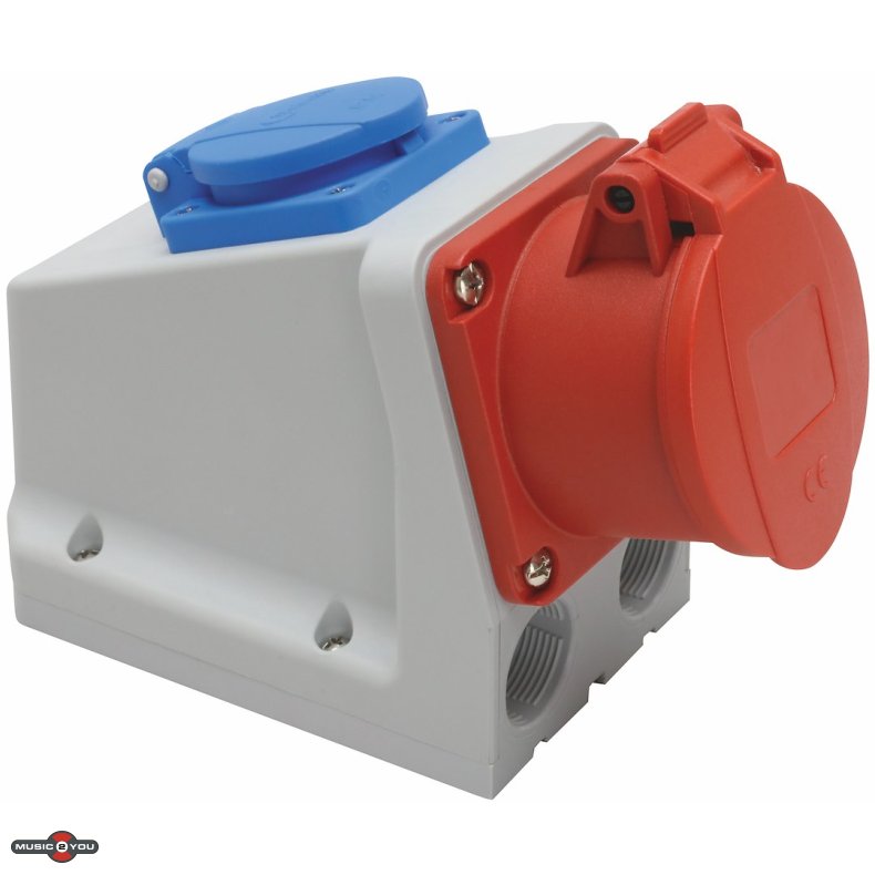 CEE Combi vgudtag 230/400V med DK - 16A
