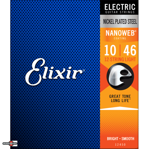 Elixir Nanoweb electric RL 010 - 046 Til 12-Strenget