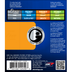 Elixir Nanoweb electric RL 010 - 046 Til 12-Strenget