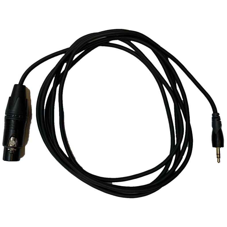 Procab CLA716 CUSTOM2 - Minijack 3,5mm Stereo Han TRS til 3pol XLR Hun