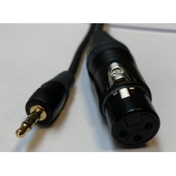 Procab CLA716 CUSTOM2 - Minijack 3,5mm Stereo Han TRS til 3pol XLR Hun