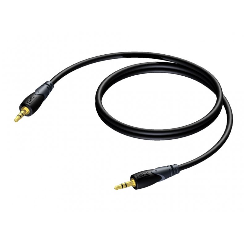 Procab CLA716 - Minijack 3,5mm Stereo Han kabel