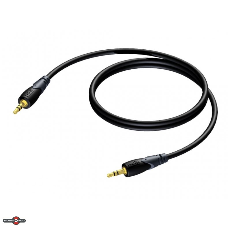 Procab CLA716 - Minijack 3,5mm Stereo Han kabel