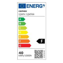 Cameo Q-SPOT 40 TW Varm/Kold LED - Sort