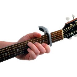 D'Addario PW-CP-09S NS Tri-Action Capo - Silver