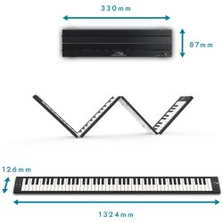 Carry On FP88T Folding Piano - Sort