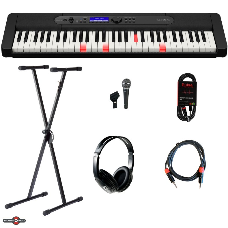 Casio LK-S450 Keyboard med lys i tangenterne - Pakke 2