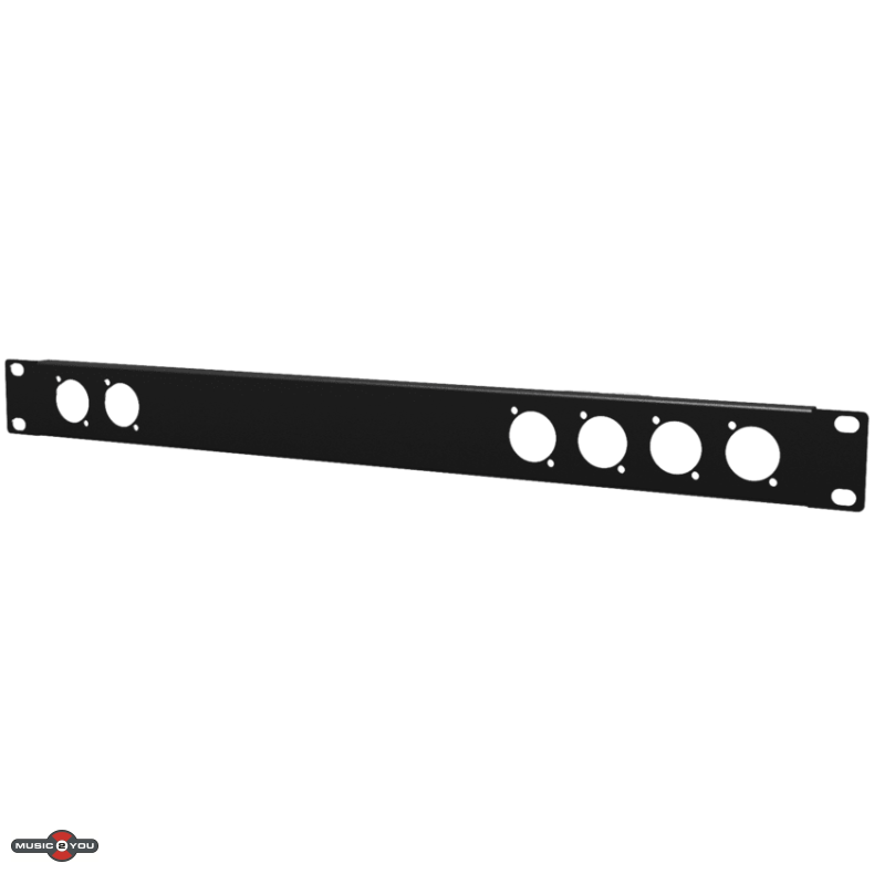 Caymon BP106 Rackpanel - 6 x D-Size hul - 19"/1Unit