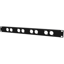 Caymon BP108T Rackpanel med aflastning - 8 x D-Size hul - 19"/1Unit