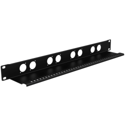 Caymon BP108T Rackpanel med aflastning - 8 x D-Size hul - 19"/1Unit