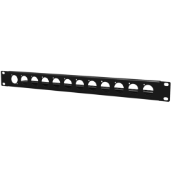 Caymon BP112T Rackpanel med aflastning - 12 x D-Size hul - 19"/1Unit