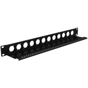 Caymon BP112T Rackpanel med aflastning - 12 x D-Size hul - 19