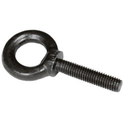 Caymon jebolt / Ringbolt M8 x 35mm, 17mm - WLL 140 kg - Sort - 4 Pack