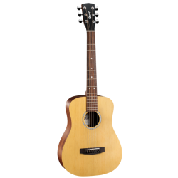 Cort AD Mini Open Pore 3/4 Western guitar med gigbag