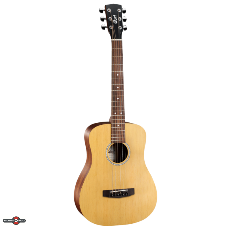 Cort AD Mini Open Pore 3/4 Western guitar med gigbag