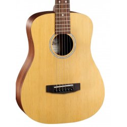 Cort AD Mini Open Pore 3/4 Western guitar med gigbag
