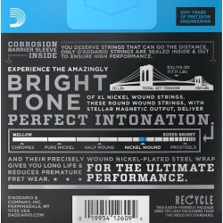 D'Addario EXL115-3D 3 pack El-guitar strenge 011 - 049