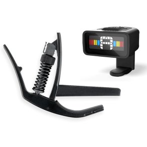 DAddario PW-CT-12 Mikro tuner + PW-CP-13 NS Classical Capo bundle